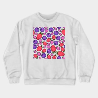 Extra fresh berries summer pattern Crewneck Sweatshirt